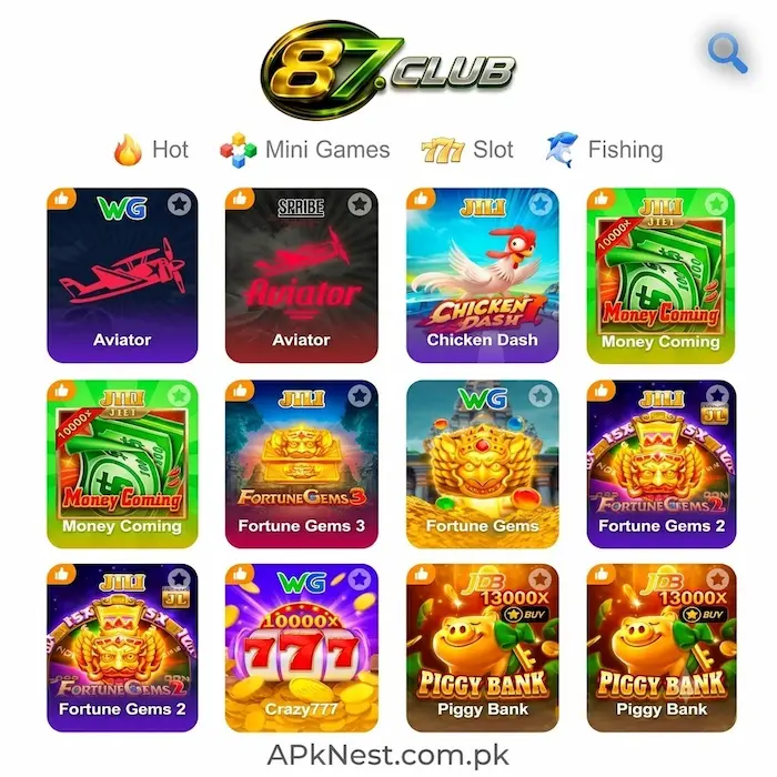 87 Club Game