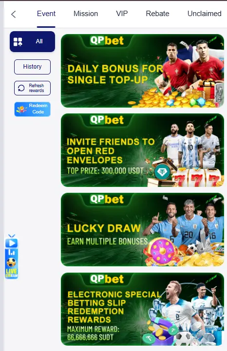 QP Bet Game